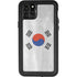 South Korean Flag Distressed iPhone 11 Pro Max Waterproof Case